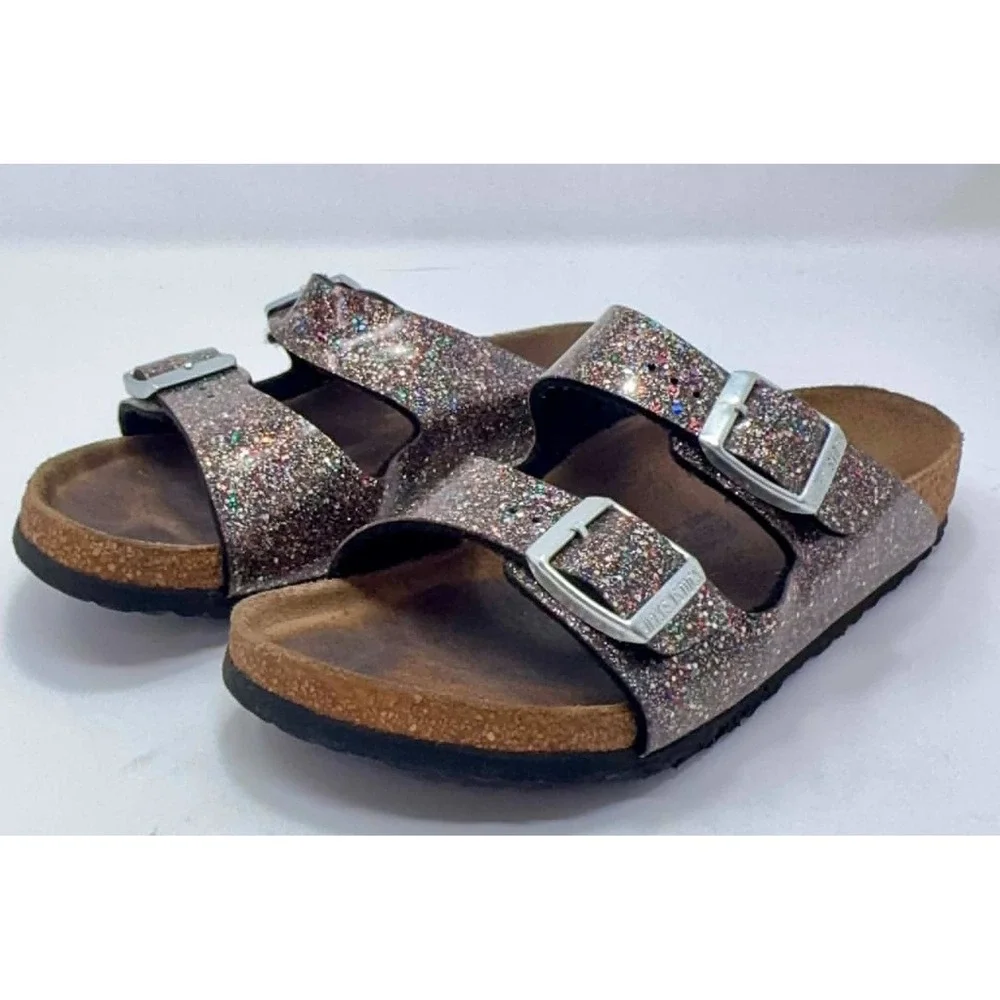 Birkenstock Arizona Magic Galaxy Glitter‎ Sandals Kids EU 32 US 1 Multi Sparkle